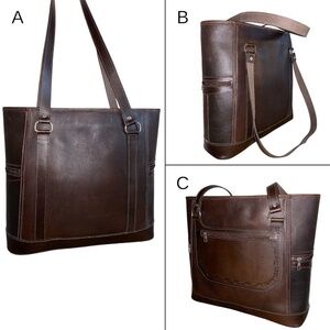 Genuine Leather Tote Bag – Handmade Premium Artisan Bag Beautiful 100% genuine l